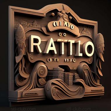 3D model Rialto California (STL)